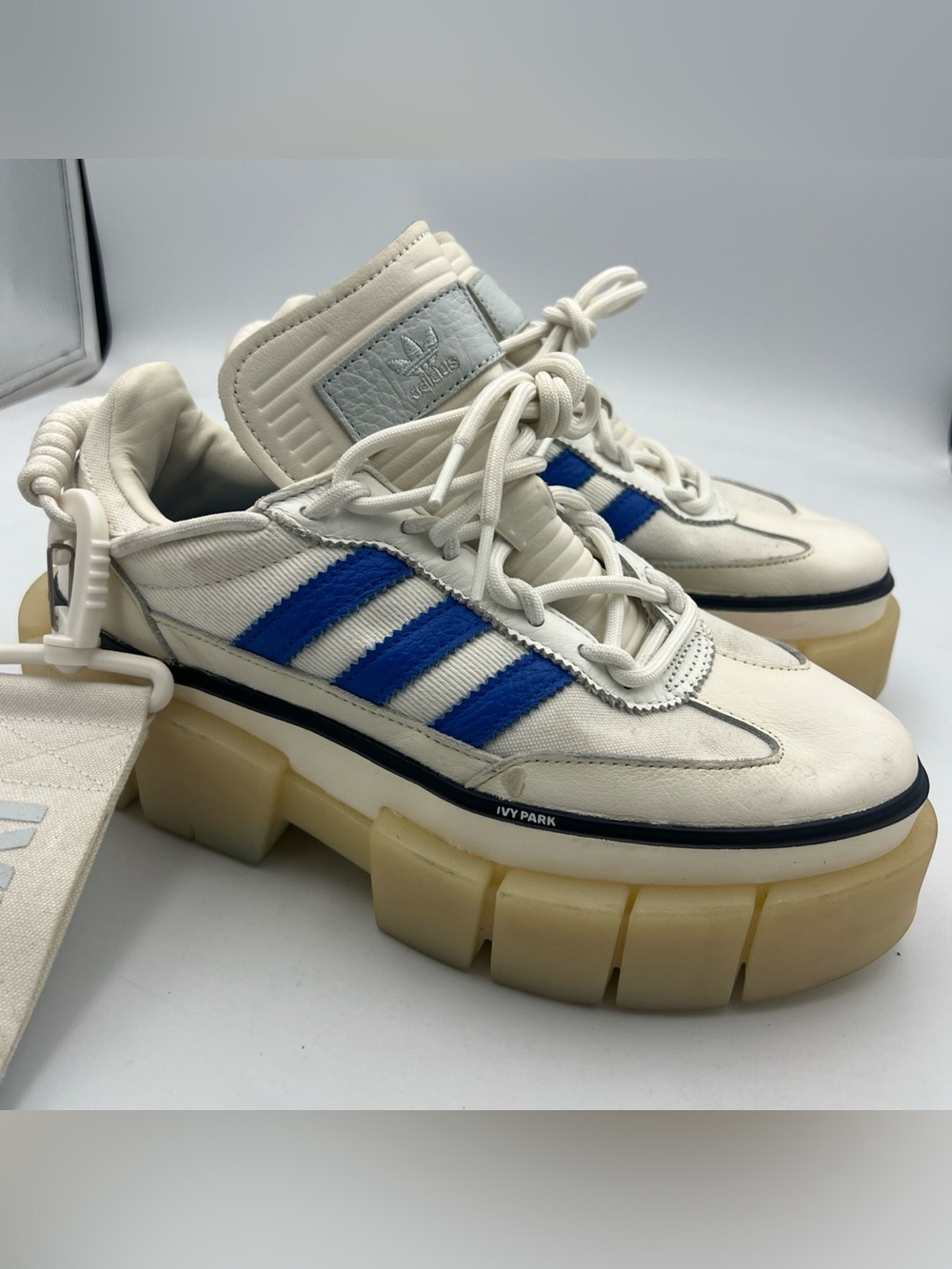 adidas X Ivy Park Super Sleek Chunky Sneakers Rubber Platform Women’s Size 8